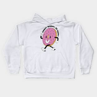 Donut Worry Be Happy Kids Hoodie